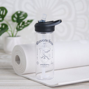RAVENCLAW™ Witte Leercrest van Wijsheid Waterfles