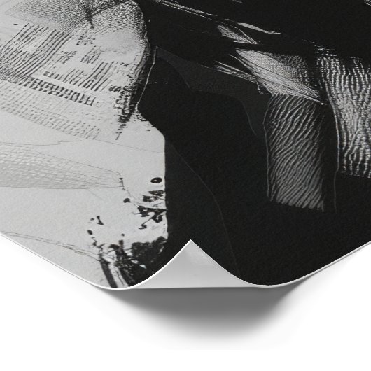 Ravenn Warrior dans Poster d'armure en plaque noir (Coin)