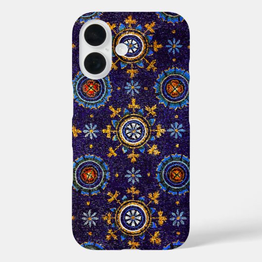 RAVENNA BYZANTINE MOSAICS, STARS, BLUE STERRENNACH Case-Mate iPhone CASE (Achterkant)