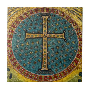 Ravenna Mosaic Cross Tegeltje