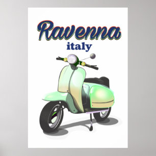Ravenne Italie vintage poster voyage