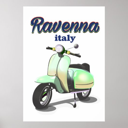 Ravenne Italie vintage poster voyage (Devant)
