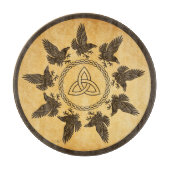 Ravens Circle Dance Snijplank (Voorkant)