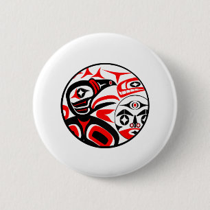 Ravens Cry Ronde Button 5,7 Cm