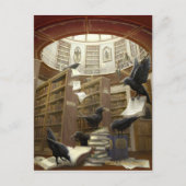 Ravens dans la carte postale de la bibliothèque (Devant)