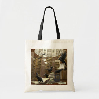Ravens dans le sac fourre-tout à bibliothèque