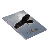 Raven's Descent Fractal Print Notitieboek (Rechterzijde)