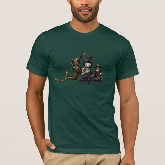 "Ravens et T-shirt de bureaux d'écritures" (Devant)