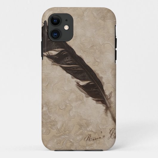 Raven's Feather Bird-lover Crow Design Case-Mate iPhone Case (Achterkant)