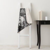 Ravens geheim. Donkere en humeurige gotische illus Sherpa Deken (In situ)