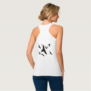Ravens Gothic geïnspireerd Tanktop