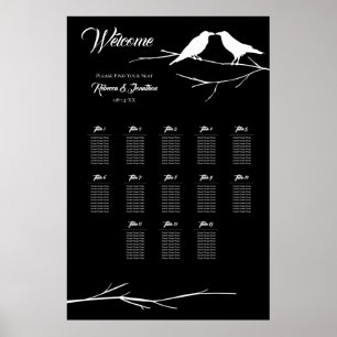 Ravens Gothic Wedding Poster