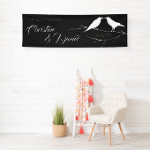Ravens Gothic Wedding Spandoek (Insitu)