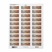 Ravens Halloween Bruiloft Retouradres Label (Full Sheet)