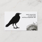 Raven's Nest visitekaartjes of profielkaarten (Achterkant)