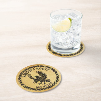 Raven's Roost Pub Wick Schotland Ronde Kartonnen Onderzetter