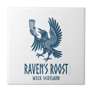 Raven's Roost Pub Wick Schotland Tegeltje