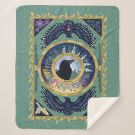 Ravens Sherpa Blanket Sherpa Deken