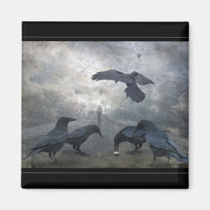 Ravens spelen met verloren tijd magneet