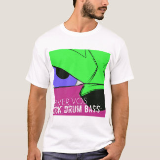 Raver Vos - Kick Drum Bass Mannen T-Shirt