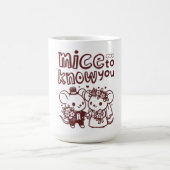 "Ravi de vous connaître" Mug Doodle Café - Sociabl (Centre)