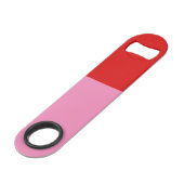 Ravi que vous soyez ici Rouge et Rose (Dos Angle)