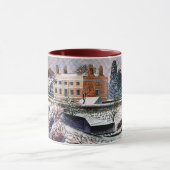Ravilier - Vicarage en hiver, fine art Mug (Centre)
