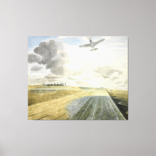 Ravilious - Baanperspectief Canvas Afdruk