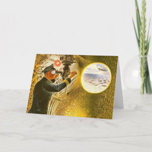 Ravilious - Commandant van een onderzeeër Bedankkaart
