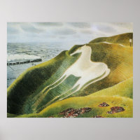 Ravilious - Het paard van Westbury, mooie kunst