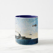 Ravilious - HMS Glorious in Arctic Mok (Midden)