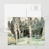 Ravilious - Lombardije Poplars, Briefkaart (Voorkant / Achterkant)