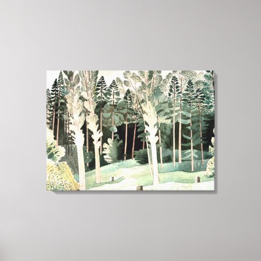 Ravilious - Lombardije Poplars Canvas Afdruk (Voorkant)