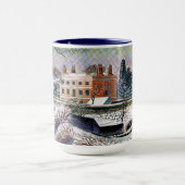 Ravilious - Vicarage in Winter, fine art Mug (Centre)