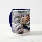 Ravilious - Vicarage in Winter, fine art Mug (Devant gauche)