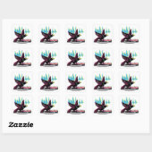 Ravin' Raven Square Sticker (Vel)