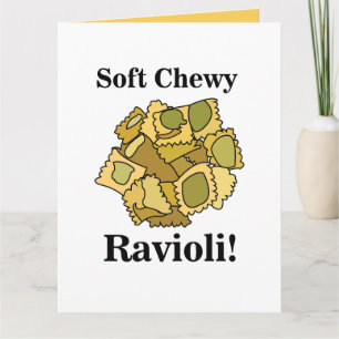 Ravioli Pasta Italiaans eten Verjaardag Kaart