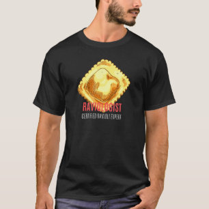 Ravioloog Ravioli voor Italiaanse voedselblikken T-shirt