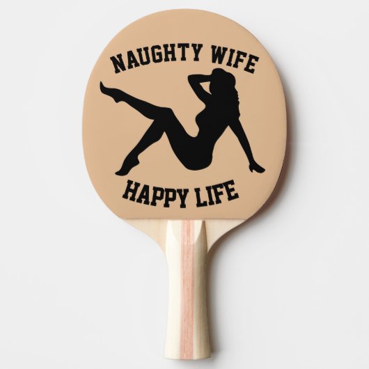 RAVISSEUSE Épouse Raquettes de Ping Pong pour Noël (Devant)