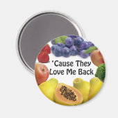 Raw Food Love Magnet Magneet (Voorkant / Achterkant)