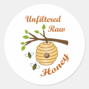 Raw Honey Ronde Sticker