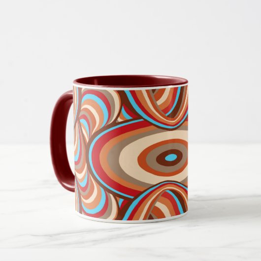 Raw Swirls Mok (Voorkant links)