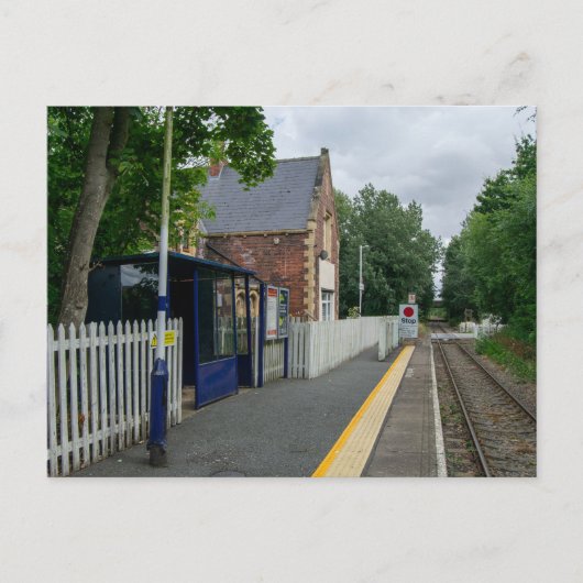 Rawcliffe treinstation briefkaart (Voorkant)