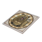 Rawr-Beer Tegeltje (Zijkant)