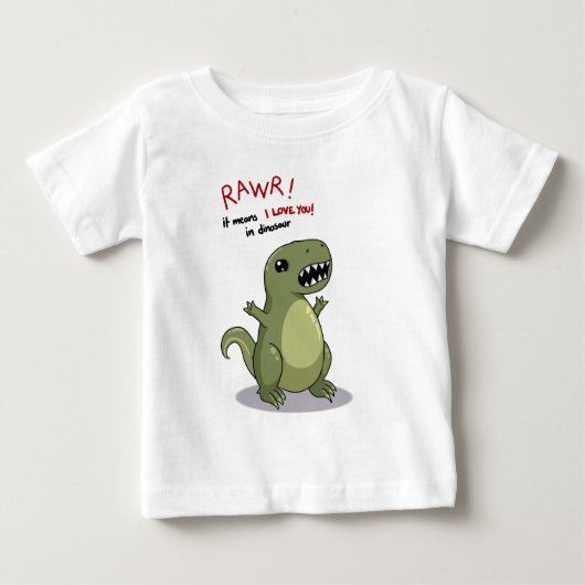 Rawr betekent dat ik van je hou in Dinosaur (Voorkant)