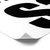 rawr betekent dat ik van je hou in dinosaurus poster (Hoek)