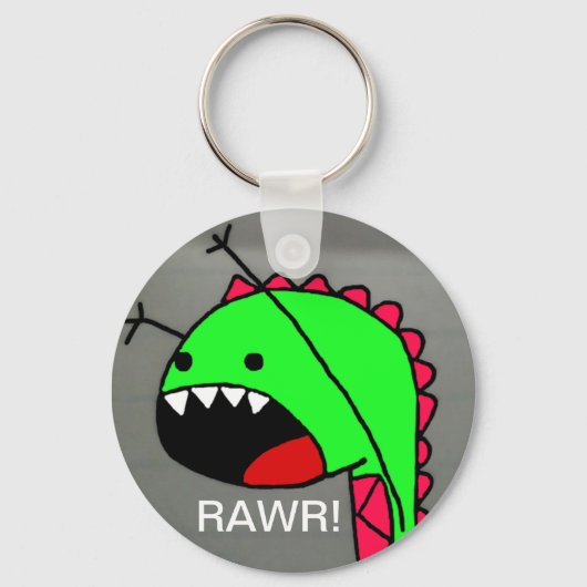 Rawr Dino Sleutelhanger (Voorkant)
