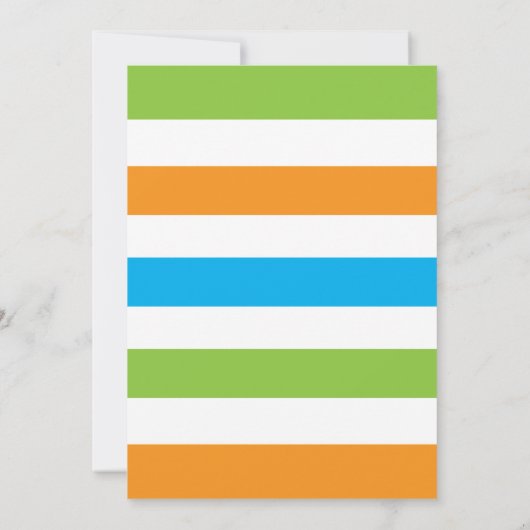 Rawr Dinosaur Boy Invitation de fête d'anniversair (Dos)