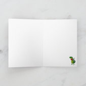 RAWR Dinosaur Liefde Kaart (Binnen)