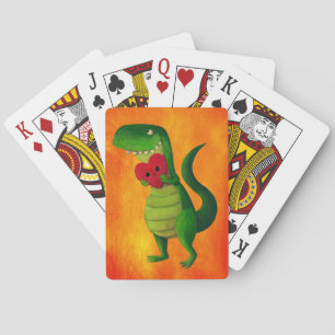 RAWR Dinosaur Love Pokerkaarten